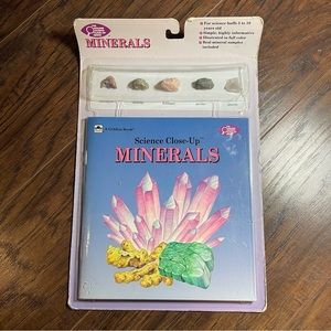 Golden Books Science Close Up Minerals Vintage 1991
